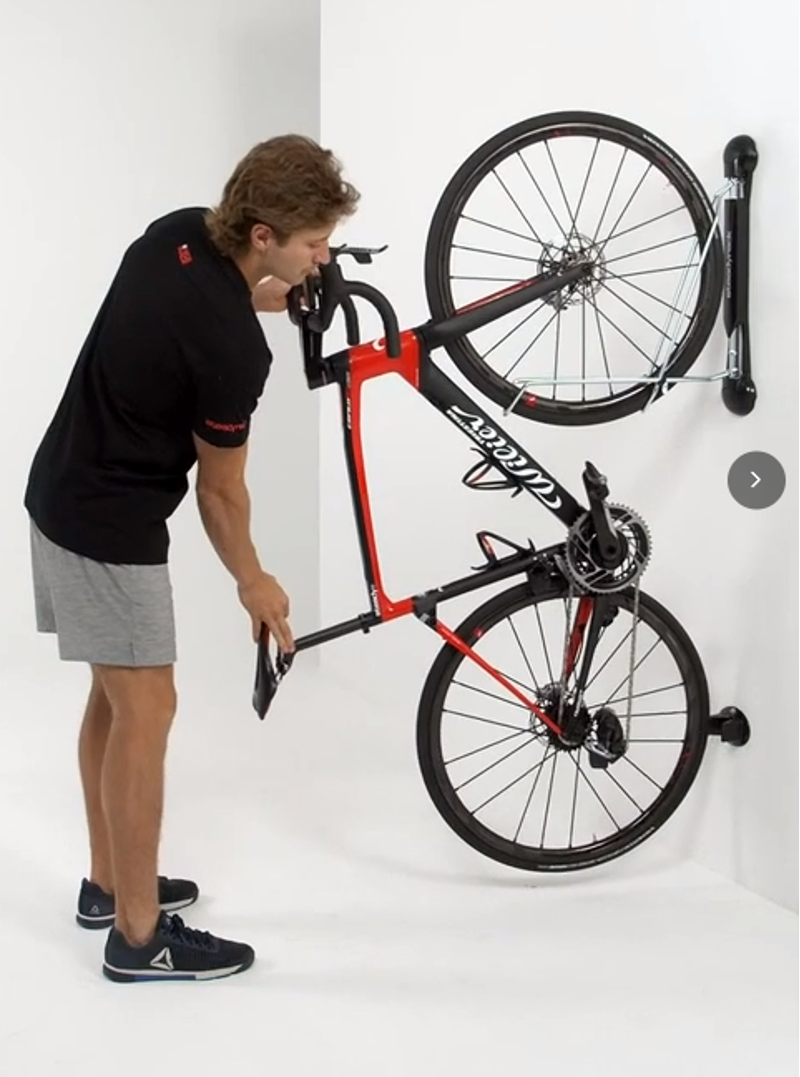 Steadyrack Classic Bike Wall Rack Bicycle Storage System Silver one size-3