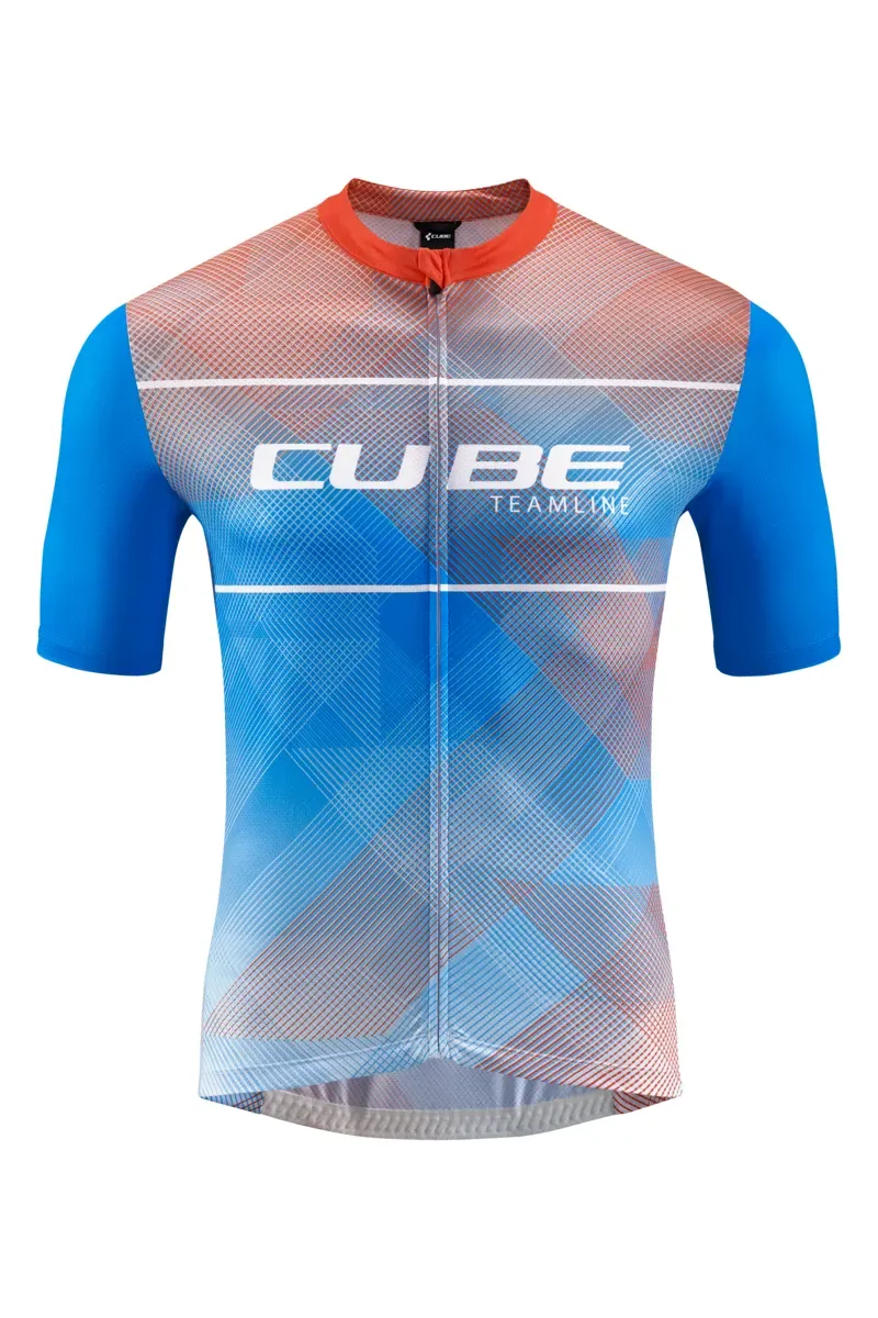 CUBE TEAMLINE JERSEY CMPT S/S WHT/BLU/RED