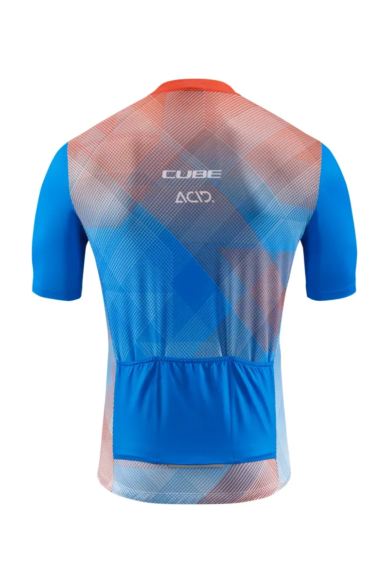 CUBE TEAMLINE JERSEY CMPT S/S WHT/BLU/RED-1