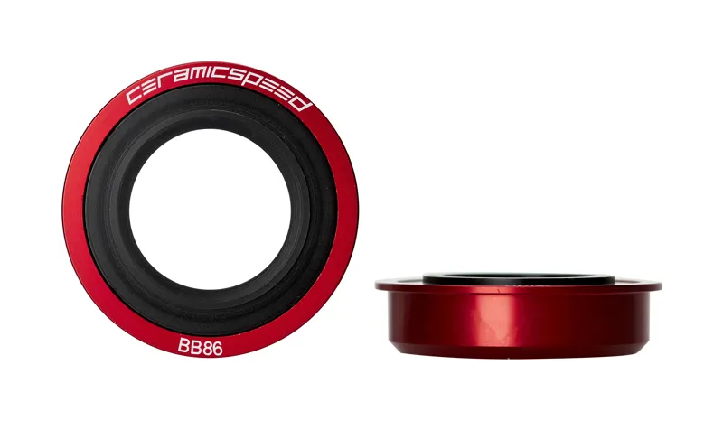 CeramicSpeed BB86 Shimano 24mm Bottom Bracket In Red