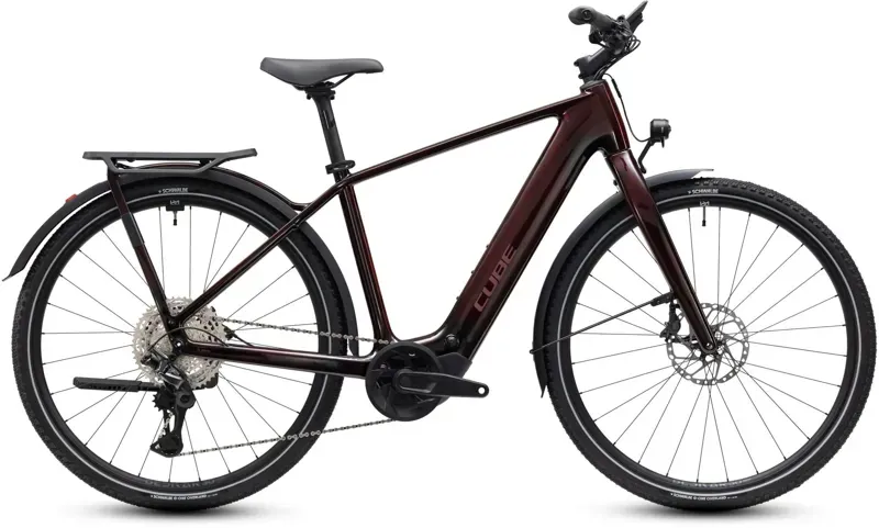 Cube Kathmandu Hybrid C:62 SLX 400X Bike in Liquid Red