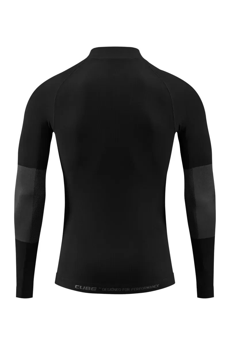 Cube Baselayer Race Be Warm L/S In Black-1