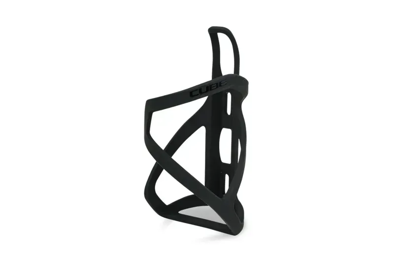 Cube Bottle Cage HPP Left-Hand Sidecage in Matte Black/Matte Glossy
