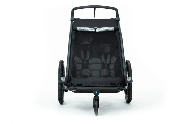 Cube Kids Trailer and Buggy Double Seater CMPT Black-2