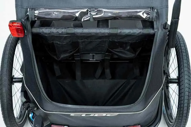 Cube Kids Trailer and Buggy Double Seater CMPT Black-5