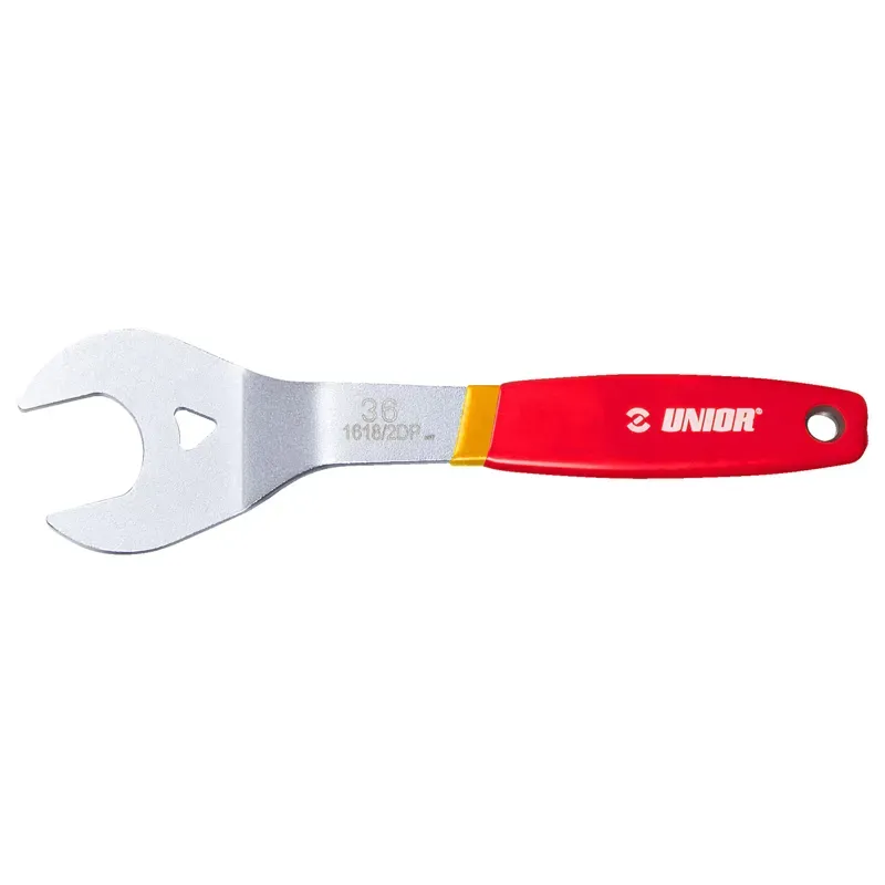 Unior 36mm Offset Single Sided Cone Wrench in Red