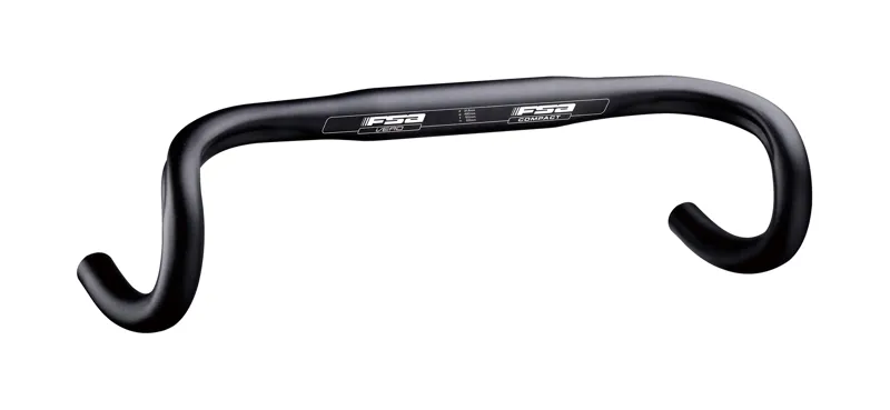 FSA Vero Compact Alloy Road Bike Handlebar in Black