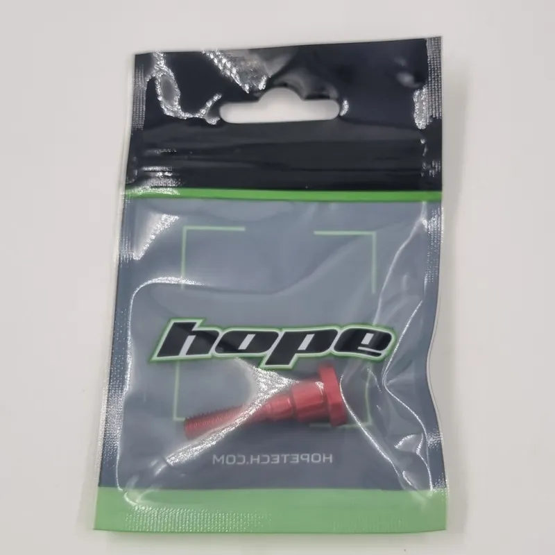 Hope Headset Bike Stem Top Cap Bolt - Red - Aluminium-2