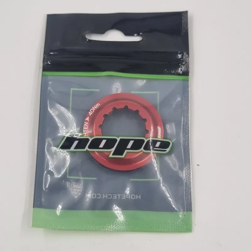 Hope Centre Lock Disc Brake Rotor Lockring - Red-3