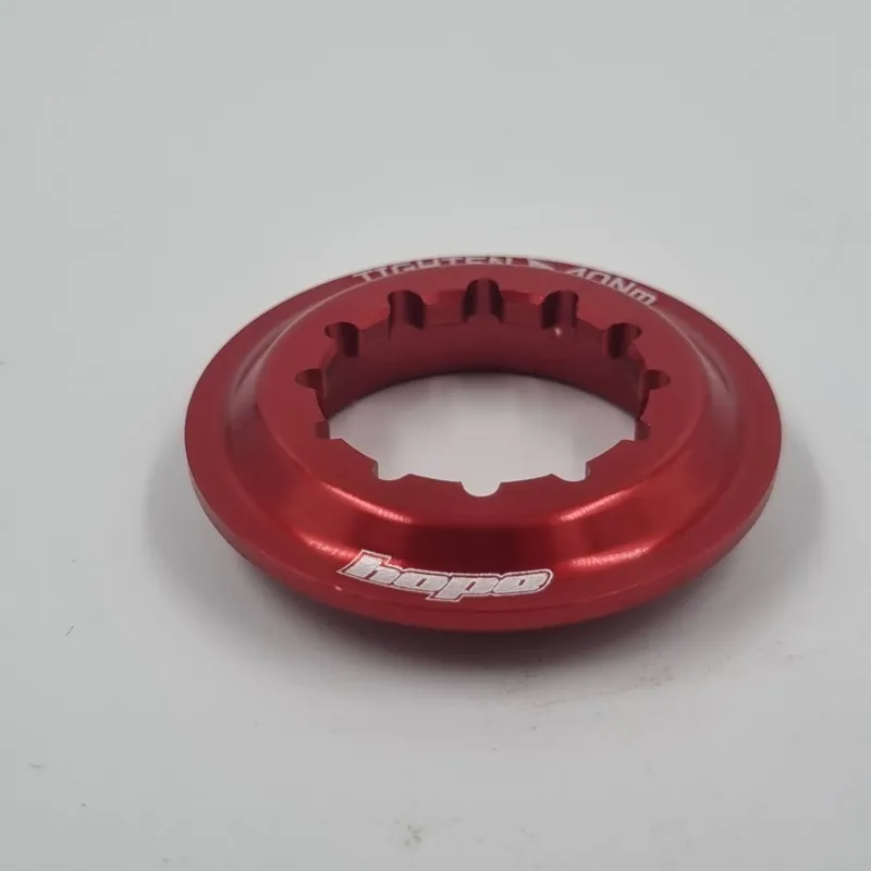 Hope Centre Lock Disc Brake Rotor Lockring - Red