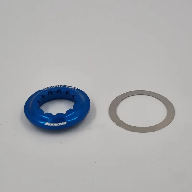 Hope Centre Lock Disc Brake Rotor Lockring - Blue-1