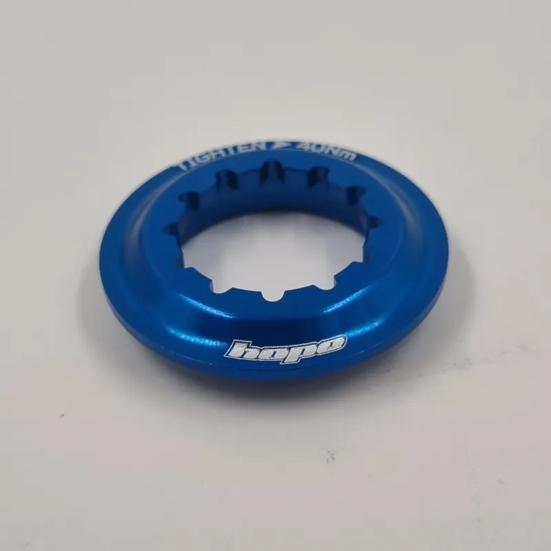 Hope Centre Lock Disc Brake Rotor Lockring - Blue