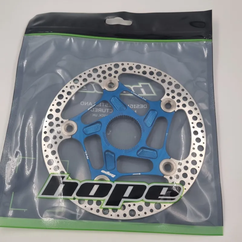Hope RX Centre Lock Disc Rotor - 160mm - Blue centrelock-3