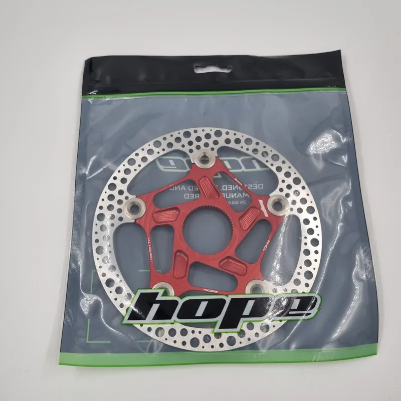 Hope RX Centre Lock Disc Rotor - 160mm - Red centrelock-3