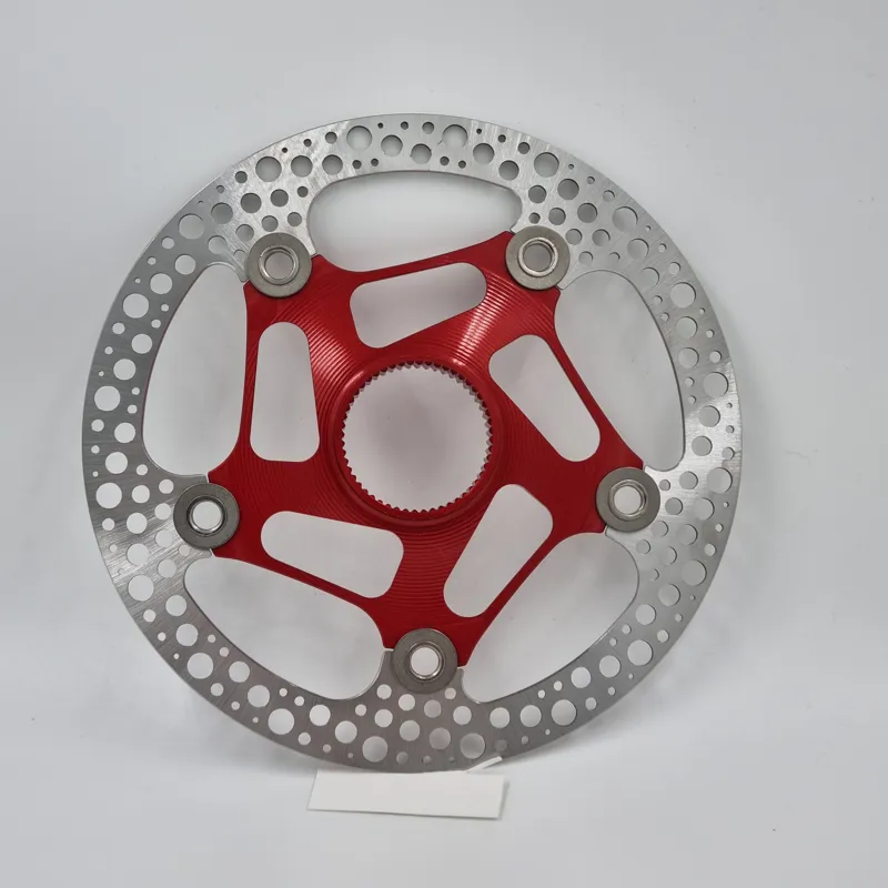 Hope RX Centre Lock Disc Rotor - 160mm - Red centrelock-2