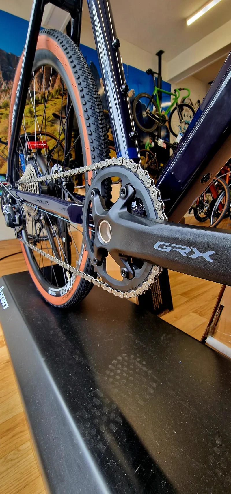 Custom Kinesis Tripster AT Gravel Bike in Midnight Blue -2