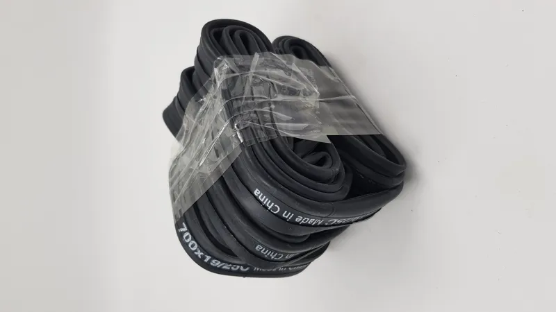 Nutrak Road Inner Tube 700 x 19/25c Presta Valve in Black x 3 bundle Product Not Boxed -1