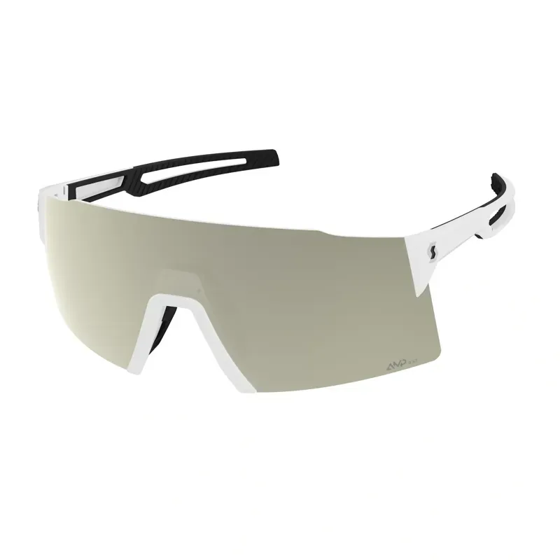 Scott Stride Compact Sunglasses in White/AMP White Chrome S2