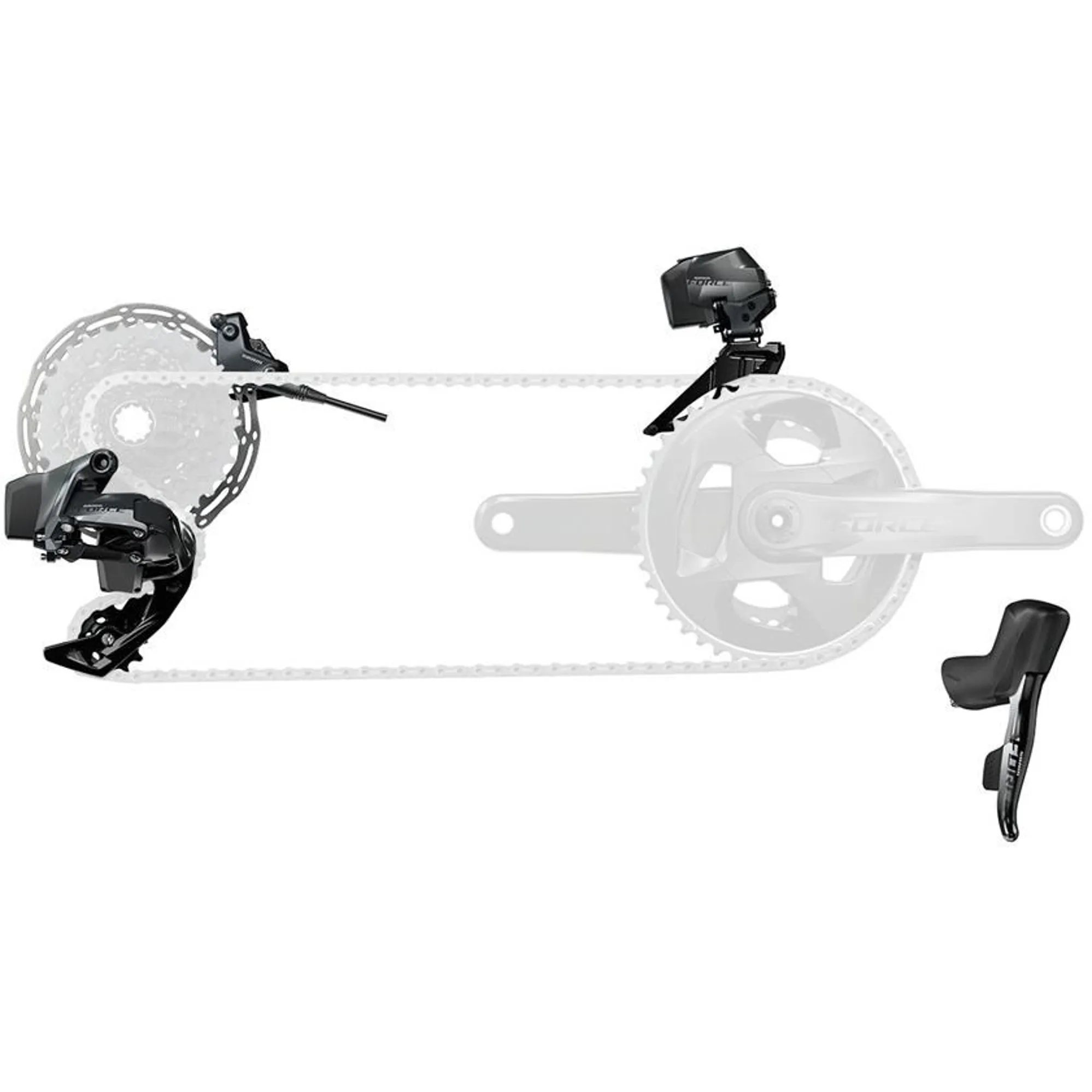 Sram Red ETap AXS 2X D1 Electronic Hydraulic Disc Groupset