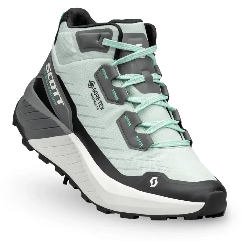 Scott Kinabalu 3 Mid GTX Women's Trail Running Shoes in Green/Slate-2