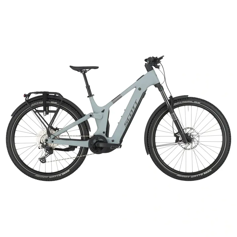 Scott Axis FS 20 eRIDE Link Full Suspension Mountain Bike in Shark Grey