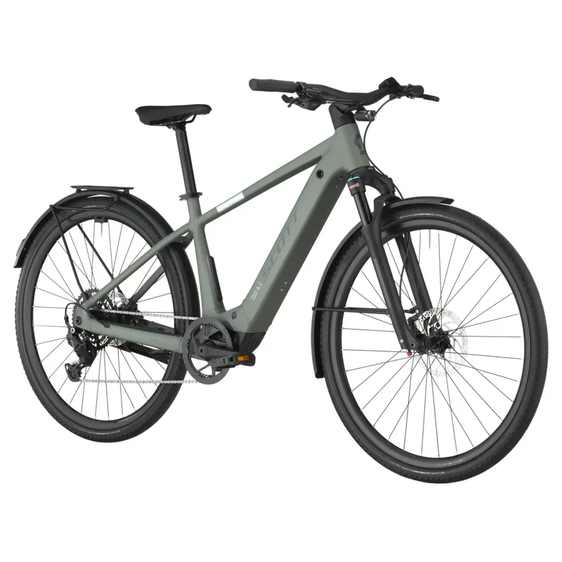 Scott Passage 30 E-Bike in Highland Green-1
