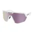 Scott Sport Shield Sunglasses in White Matt/AMP Lavender Chrome S3