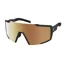 Scott Shield Compact Light Sensitive Sunglasses in Black/AMP LS Gold Chrome S1-3