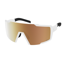 Scott Shield Compact Light Sensitive Sunglasses in White Matt/AMP LS Gold Chrome S1-3