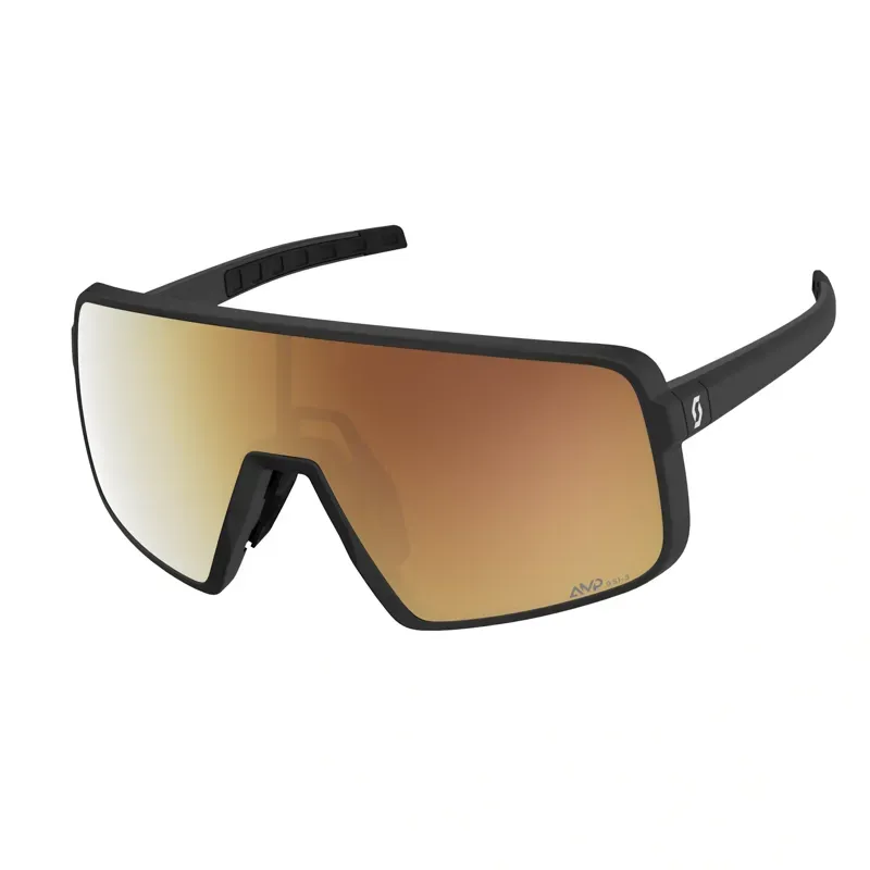 Scott Torica Light Sensitive Sunglasses in Black/AMP LS Gold Chrome S1-3