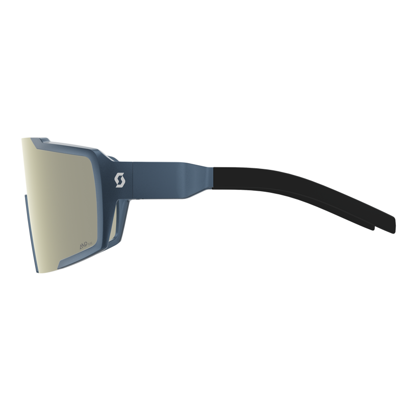 Scott Shield Sunglasses in Metallic Blue/AMP White Chrome S2-2