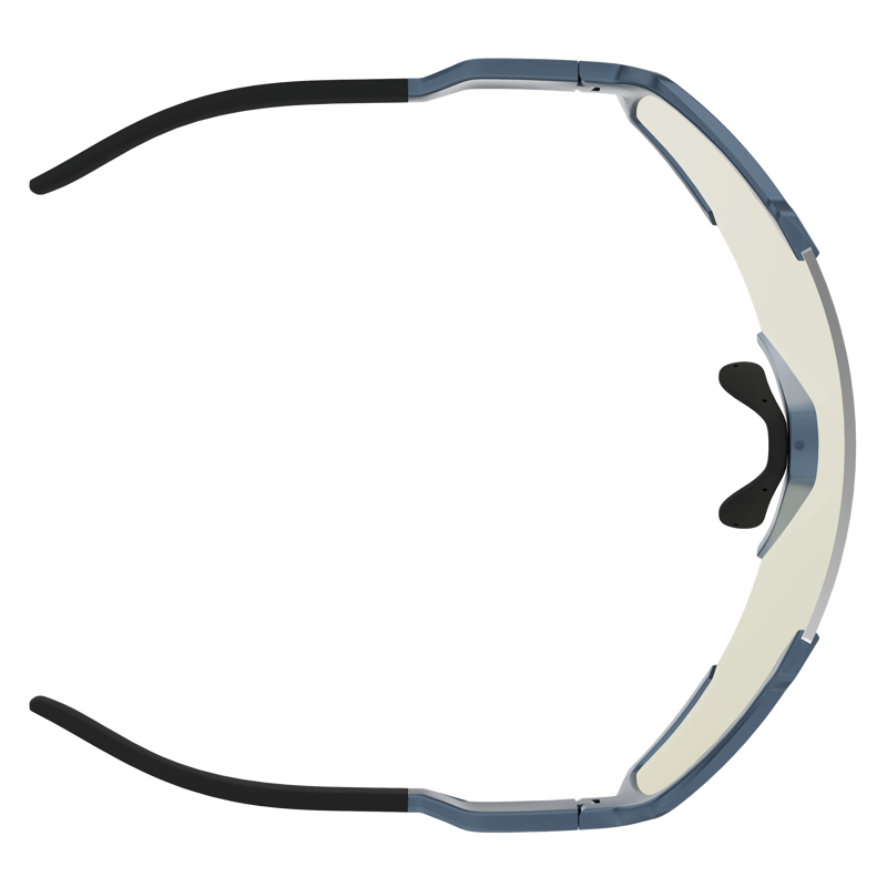 Scott Shield Sunglasses in Metallic Blue/AMP White Chrome S2-3