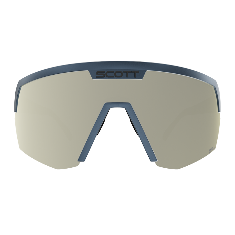 Scott Sport Shield Sunglasses in Metallic Blue/AMP White Chrome S2-1
