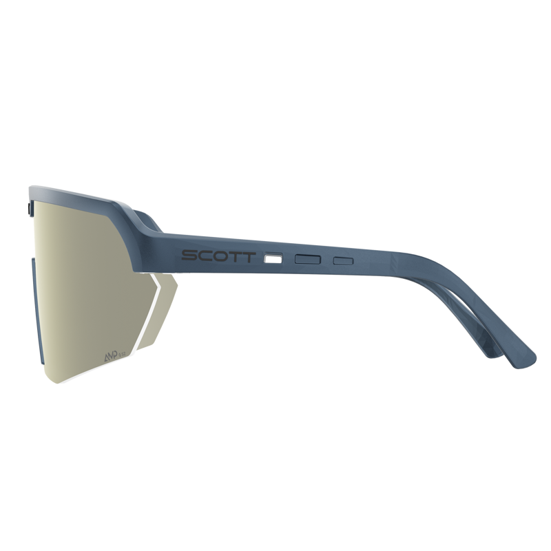 Scott Sport Shield Sunglasses in Metallic Blue/AMP White Chrome S2-2