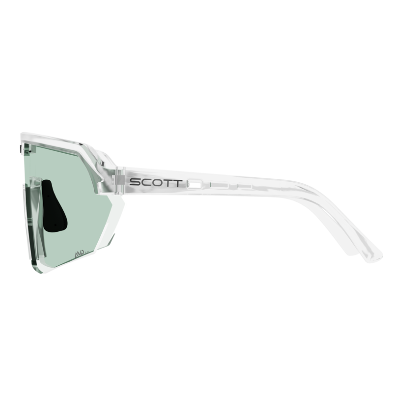 Scott Sport Shield Sunglasses in Translucent/AMP Green S1-2