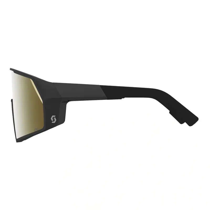 Scott Pro Shield Light Sensitive Sunglasses in Black/AMP LS Gold Chrome S1-3-2