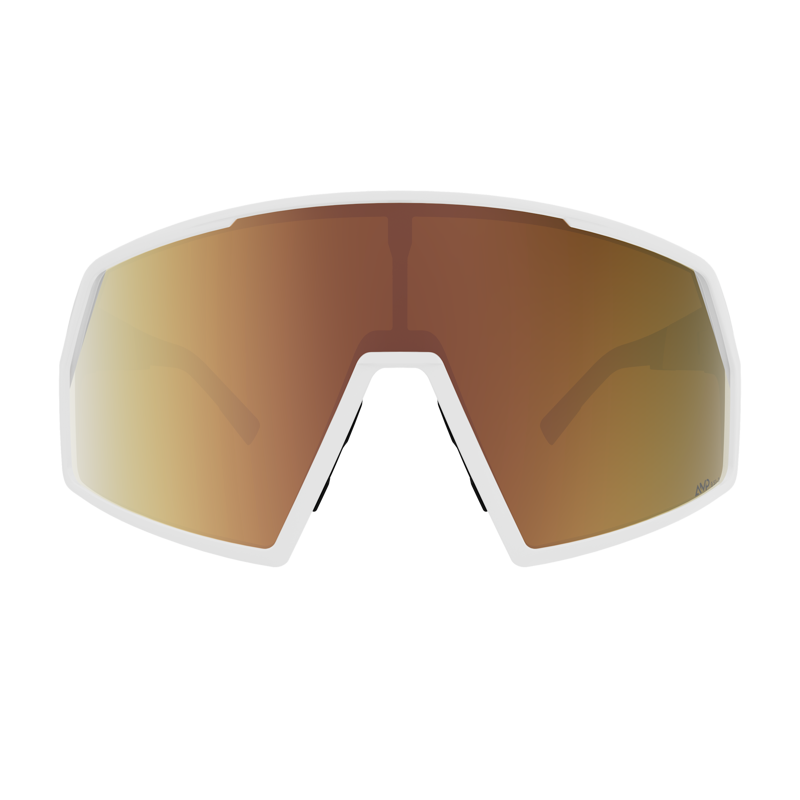 Scott Pro Shield Light Sensitive Sunglasses in White Matt/AMP LS Gold Chrome S1-3-1