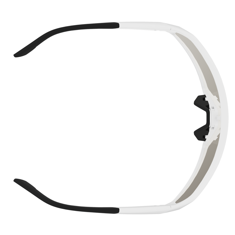 Scott Pro Shield Light Sensitive Sunglasses in White Matt/AMP LS Gold Chrome S1-3-3