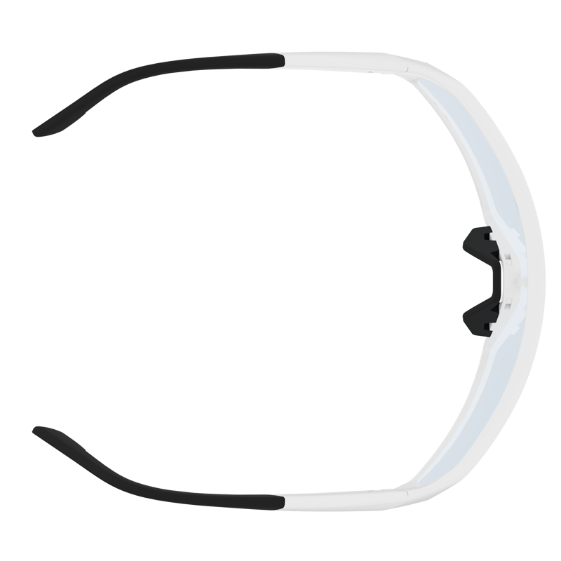 Scott Pro Shield Sunglasses in White Matt/Beryl Blue Chrome S3-3