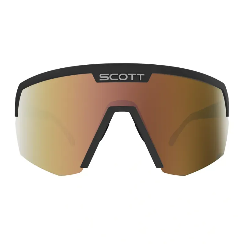 Scott Sport Shield Light Sensitive Sunglasses in Black/AMP LS Gold Chrome S1-3-1