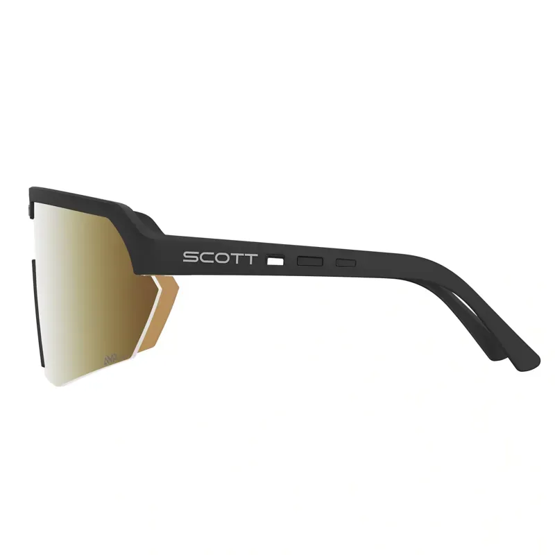Scott Sport Shield Light Sensitive Sunglasses in Black/AMP LS Gold Chrome S1-3-2