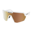 Scott Sport Shield Light Sensitive Sunglasses in White Matt/AMP LS Gold Chrome S1-3