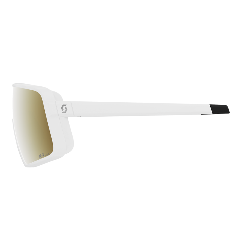 Scott Torica Light Sensitive Sunglasses in White Matt/AMP LS Gold Chrome S1-3-2