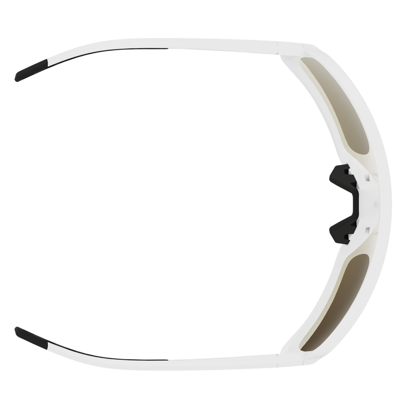 Scott Torica Light Sensitive Sunglasses in White Matt/AMP LS Gold Chrome S1-3-3