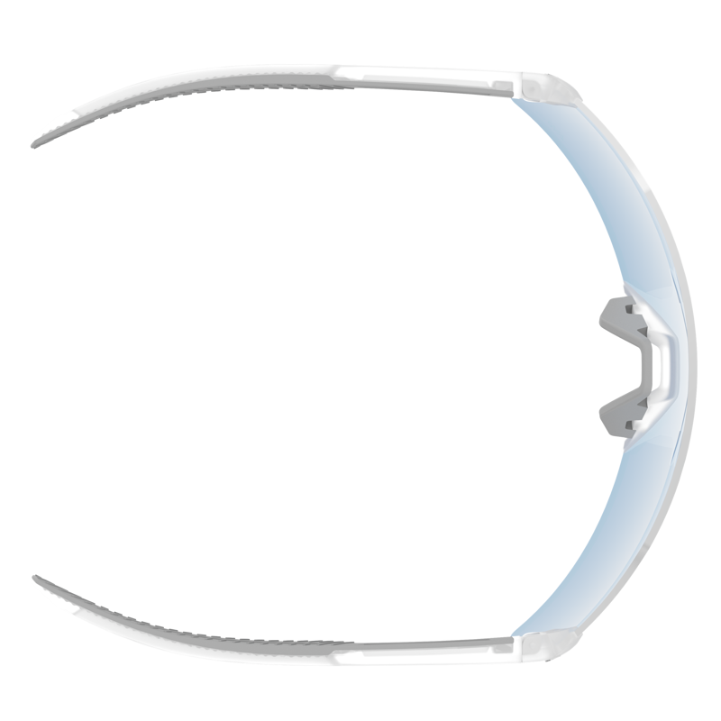 Scott Stride Compact Sunglasses in Translucent/AMP Beryl Blue Chrome S3-3