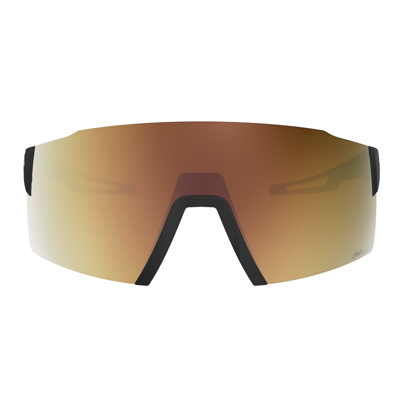 Scott Stride Compact Light Sensitive Sunglasses in Black/AMP LS Gold Chrome S1-3-1