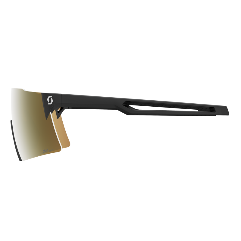 Scott Stride Compact Light Sensitive Sunglasses in Black/AMP LS Gold Chrome S1-3-2