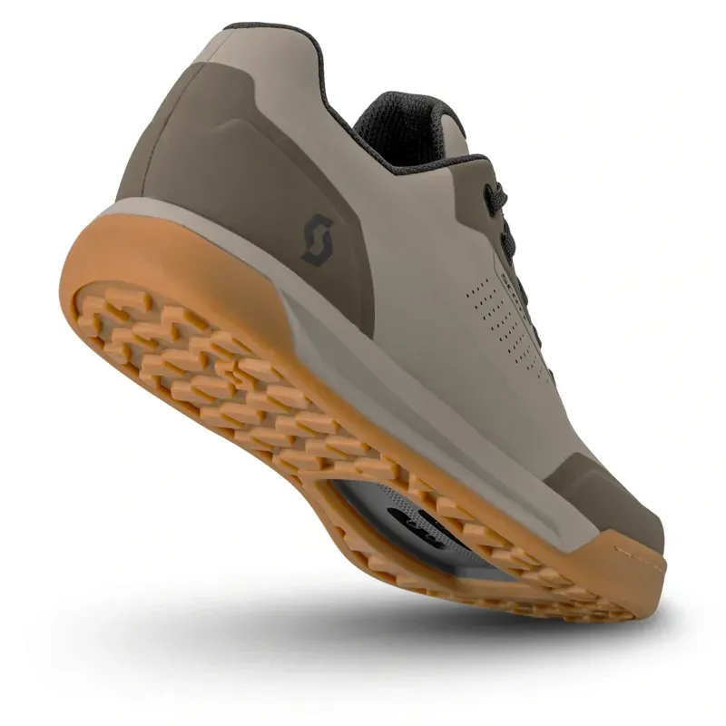 Scott Women's Volt Evo Clip Shoes in Beige/Brown-3