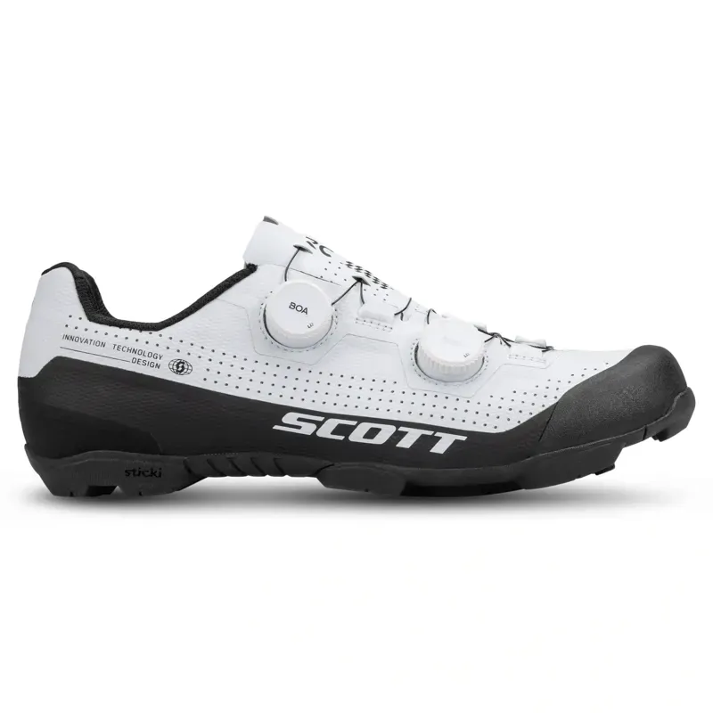 Scott MTB RC Shoes in White/Black-1