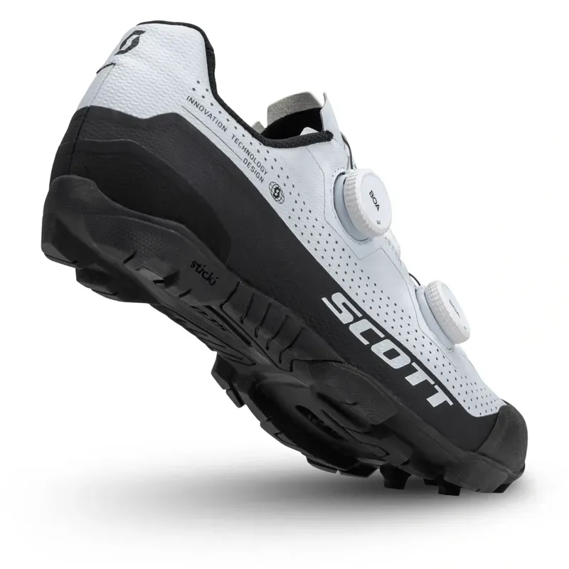 Scott MTB RC Shoes in White/Black-3